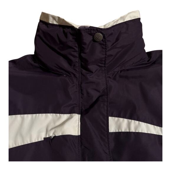 Columbia ladies hooded winter ski jacket purple & white size medium - Picture 5 of 16